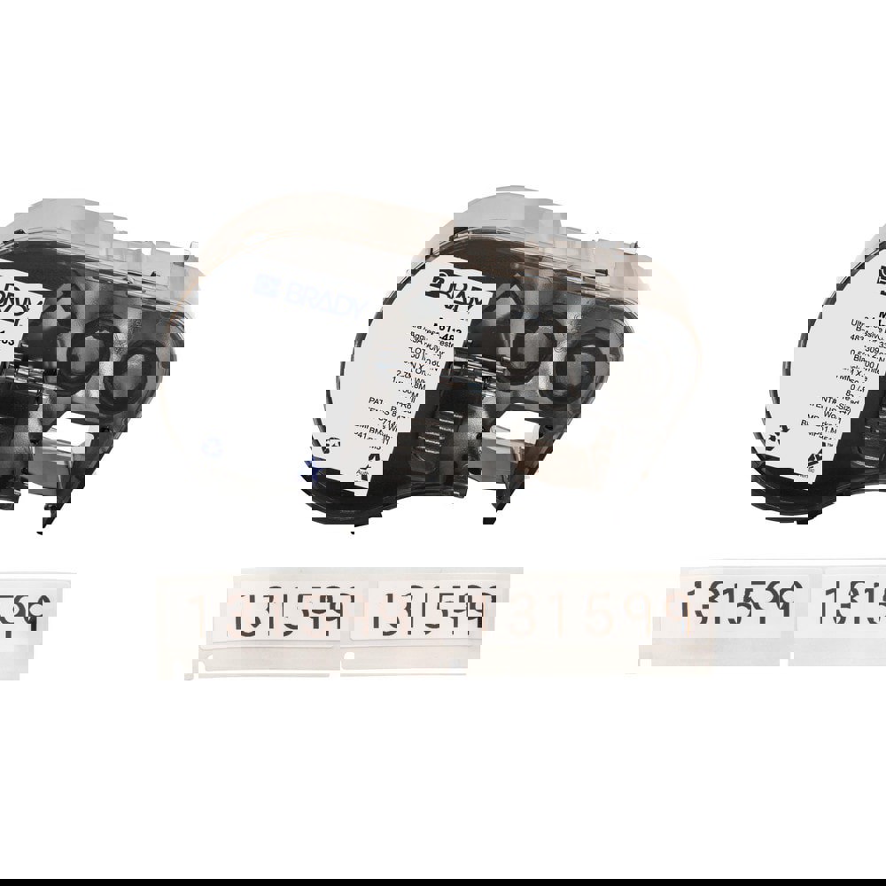 Labels, Ribbons & Tapes; Application: Label Printer Cartridge ; Type: Label Printer Cartridge ; Color Family: White ; Color: Black on White ; Number Of Labels Per Roll: 80 ; For Use With: BMP41; BMP51; BMP53; M511